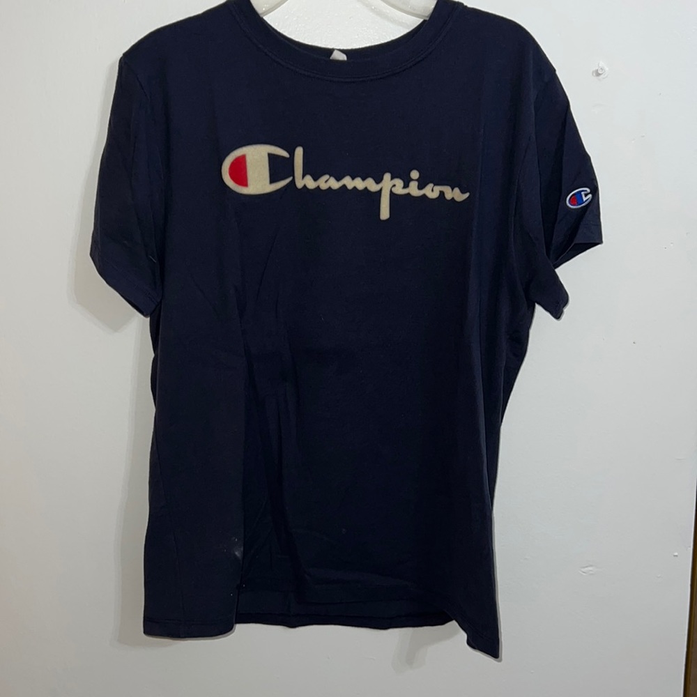 Champion, size medium, dark blue